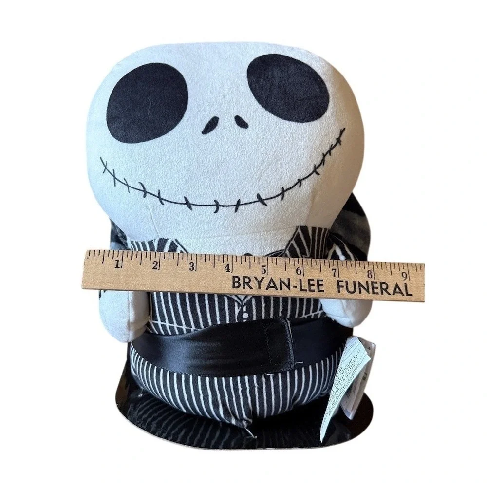 Disney Nightmare Before Christmas Jack Skellington Pillow & Throw Halloween NIB